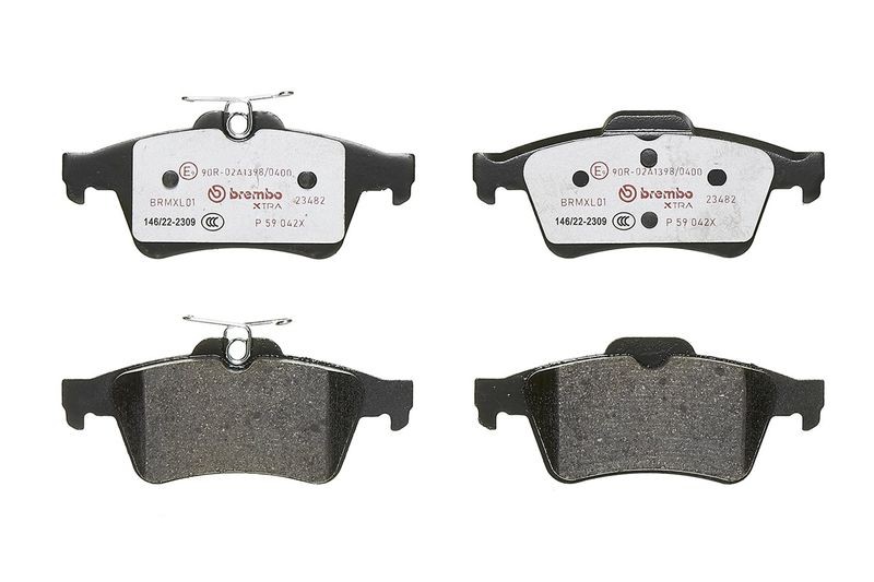 Brake Pads Set fits FORD TOURNEO CONNECT TDCi Rear 1.8 1.8D 02 to 13 Brembo New - Image 40