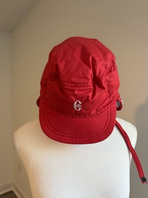 Vintage Conte Of Florence Red Vero Piumno Puffer Hat