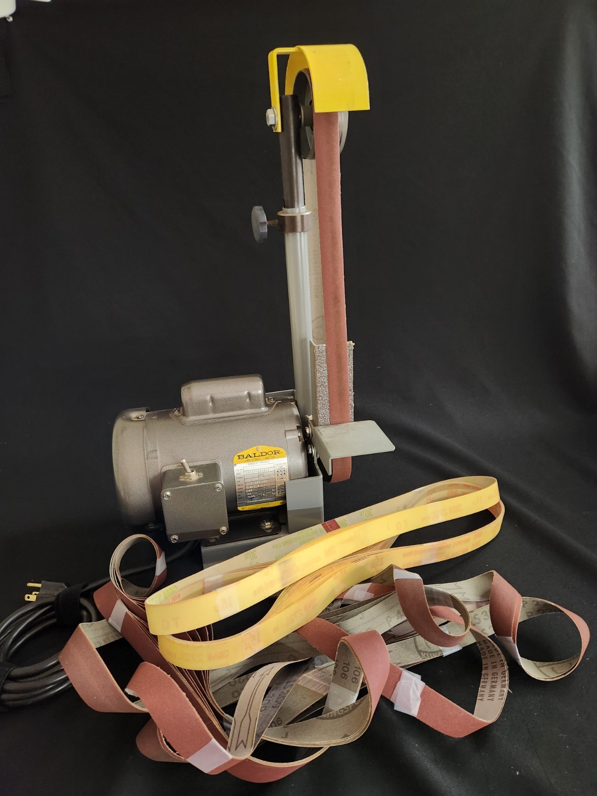 Baldor 1/3 hp., 1"X 42" Multi Position Bench Belt Sander, Saw Duty