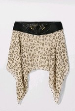 Gonna da cintura ZaraxKate in pelle di muschio taglia M nuova con etichetta