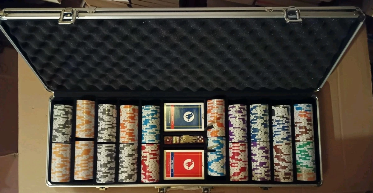 Ancien Set De Jetons De Poker En Bois - Rare - Italie - Boîte Gainée Cuir