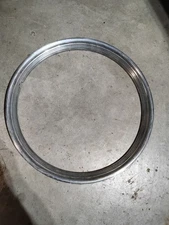 Original  RIBBED Early Ford Wheel Trim Ring/ Beauty Ring 16"