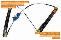 Vaico Fensterheber Ohne Elektromotor Vorne Links (V10-6287) FüR Audi A4 B6 B7