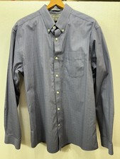 Eddie Bauer Men  s Blu Plaid Wrinkle Free Classic Fit Long Sleeve Button-Up Shirt