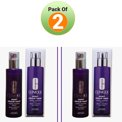 Clinique Smart Clinical Repair Wrinkle Correcting Serum   2 Pack (3.4 oz / 100 m
