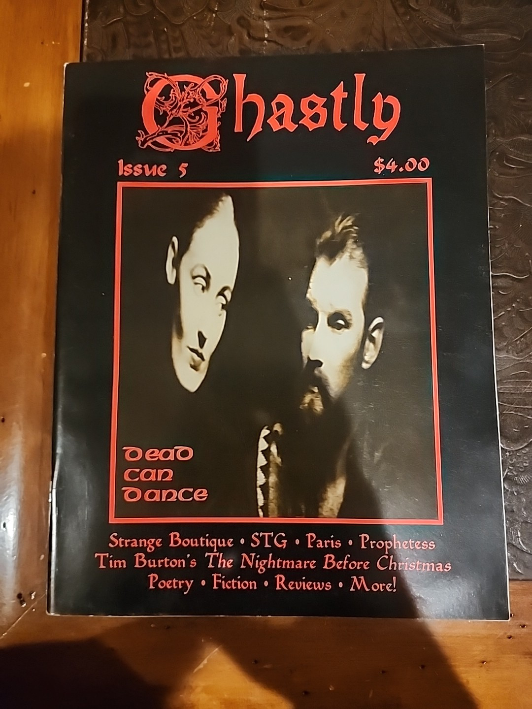 Gothic Metal Ghastly Magazine Issue 5 1993 Rare Collectible
