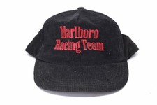 VTG Marlboro Corduroy Hat Cap SnapBack Promo Made In USA Racing Team Formula 1