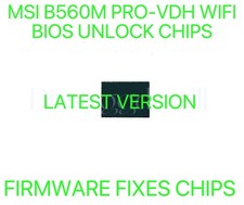 MSI B560M PRO-VDH WIFI, NO PASSWORD FIRMWARE BIOS CHIP LATEST VERSION