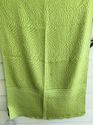 Helen Welsh, Italian Knit Scarf  Embedded Knit Details, Tagged, Unisex 24  x 72 