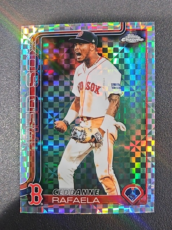 2025 Topps Chrome Update Series - Ceddanne Rafaela #USC126 X-Fractor