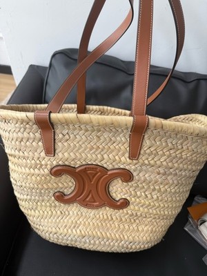 CELINE Women's Straw Woven Shoulder Bag | eBay