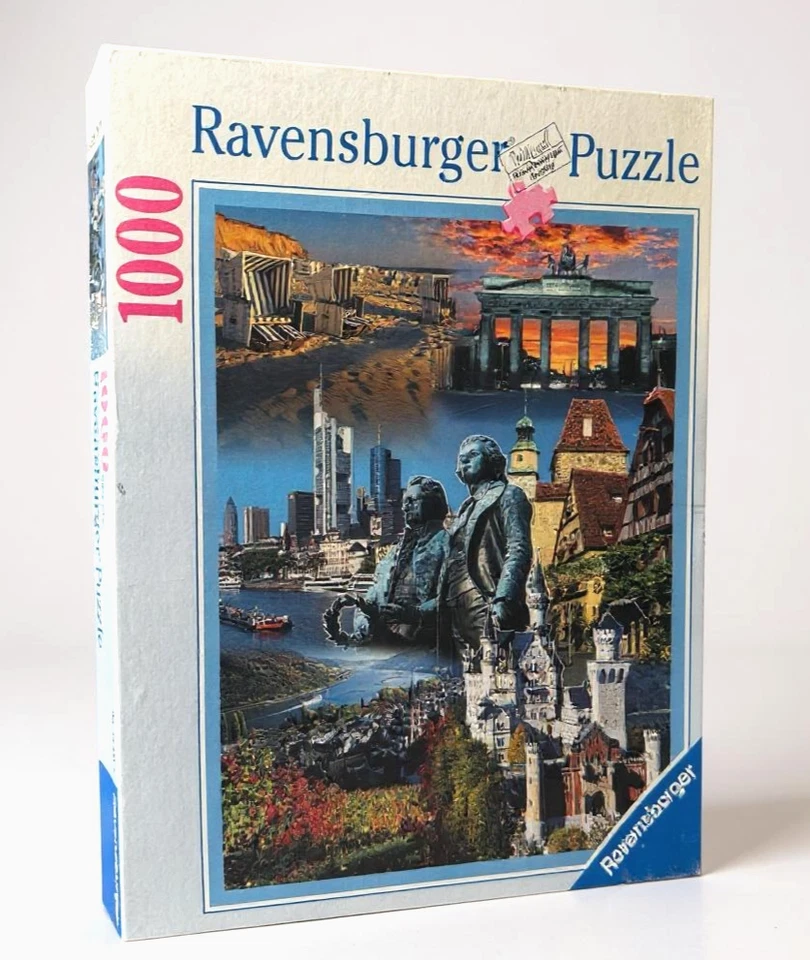 Ravensburger Around Germany 1000 Piece Puzzle 2005 – Travel Landmarks USED - Image 2 of 4