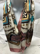 5 Beautiful - 35 x 35" - Polyester/Satin Scarves- Free Shipping