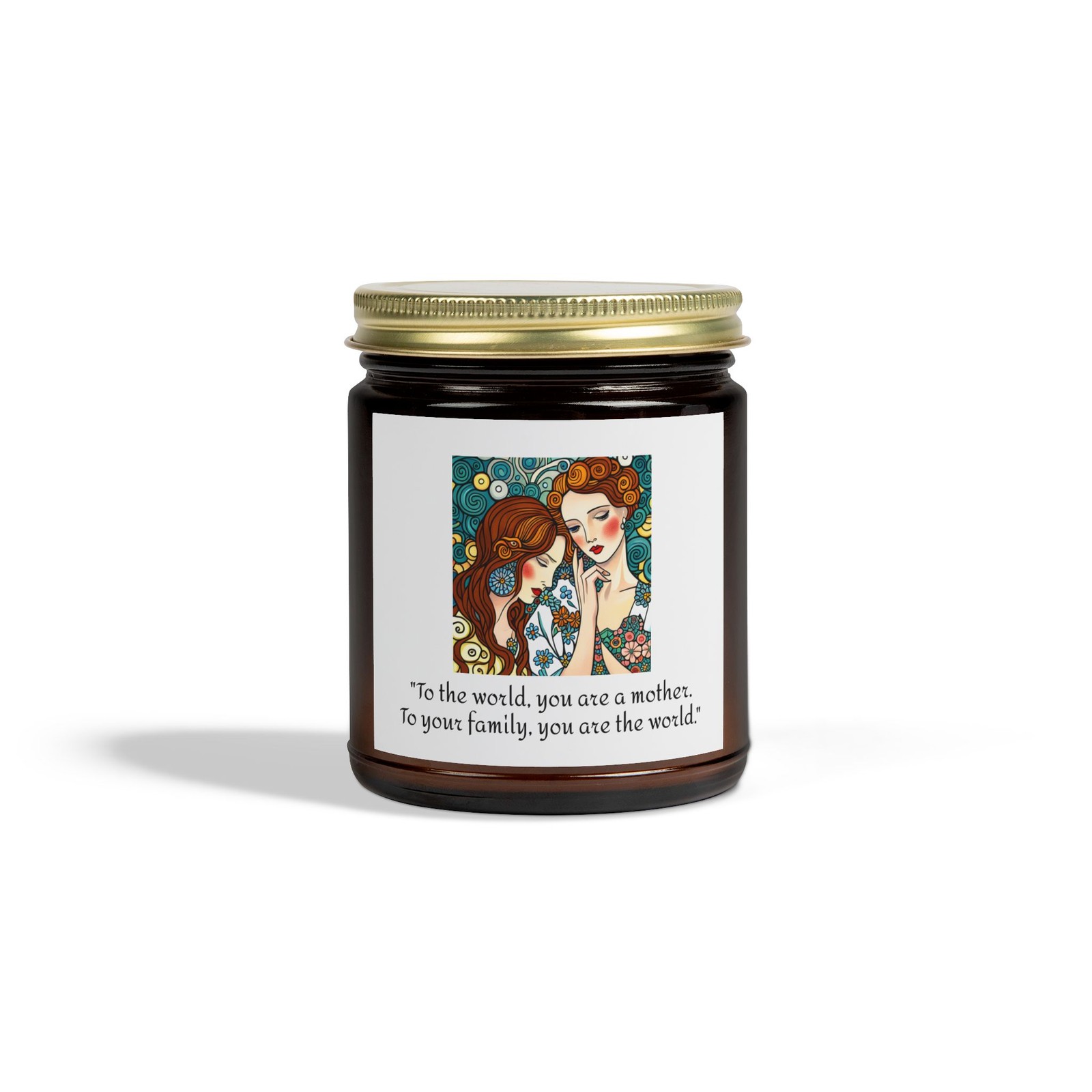 Candles, Mother's Day Gift, Coconut Apricot Wax, 4oz 9oz, Inspirational Quote,-image