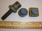 NEW - MS3106A 16S-5P (SR) with Bushing and MS3102A 16S-5S - 3 Pin Mating Pair