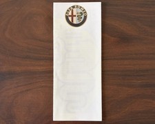 1989 Alfa Romeo Milano Spider Full Line Fold-out Vintage Original Sales Brochure