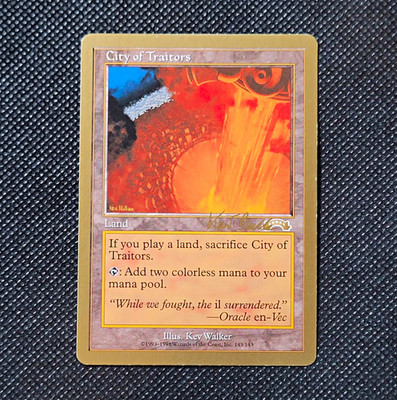 Wizards Magic: The Gathering MTG City of Traitors Land Championships Tokyo 1999