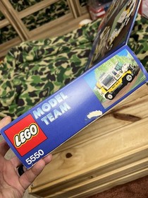 VTG 90&rsquo;s Lego Model Team Custom Rally Van Box  & Instruction Booklet Only (5550)