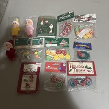 Lot Of Vintage And Modern Christmas Crafts