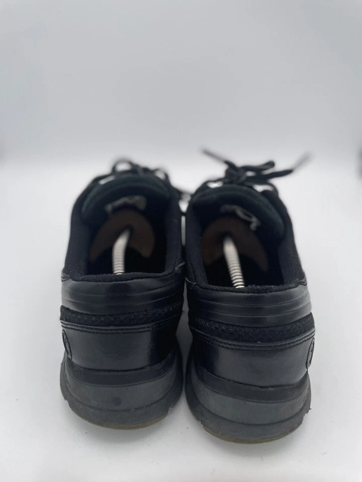 Hush Puppies Sneakers Men's Sz 8 Black Lace Up Low Top Running Athletic Shoes - Image 3 of 4