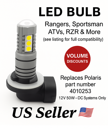 🌟Ultra LED Light Bulb for Polaris Ranger 500 2011–2023 & 570 2013–2023 ...
