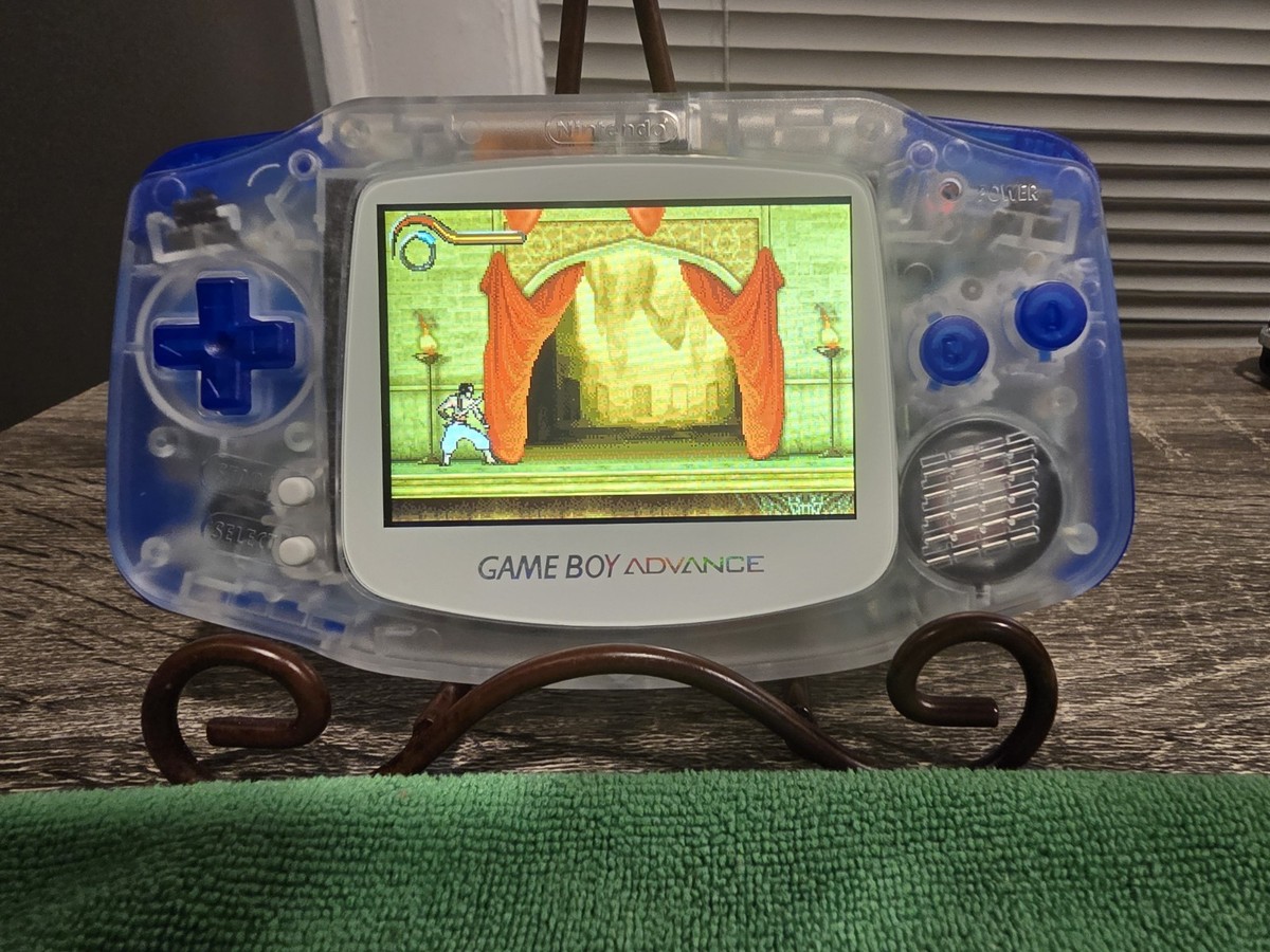 Nintendo Switch AGB-001 NINTENDO GAMEBOY ADVANCE AGB-001 PURPLE GAME SYSTEM BUNDLE