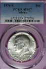 1976 S PCGS MS67 KENNEDY HALFSILVER DOLLAR #B52339