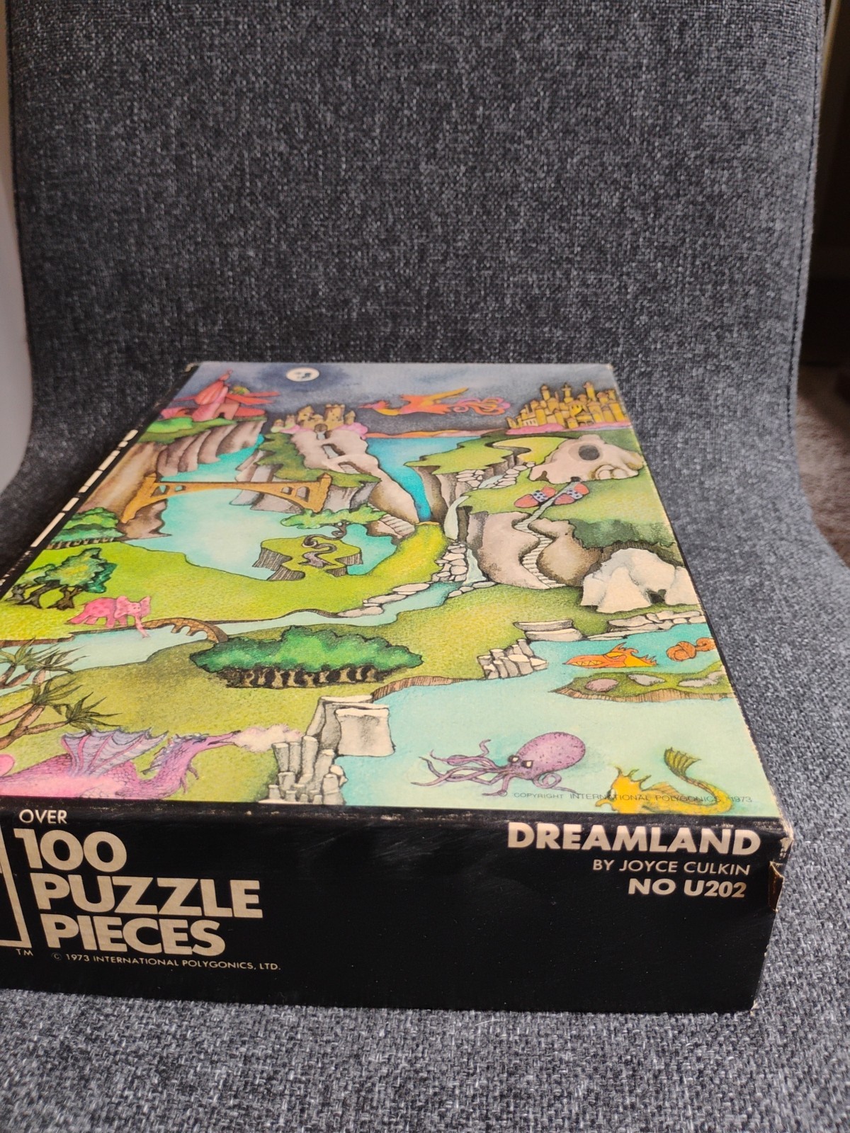 Vintage Dreamland Joyce Culkin The Underground JigSaw Puzzle 1973 International 