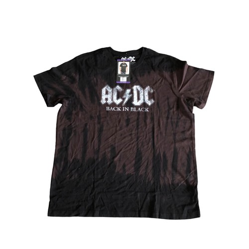 AC/DC Sam's Men's T-Shirt Brown Short Sleeve Crew Neck Vintage Graphic Band XXL - Picture 1 of 5
