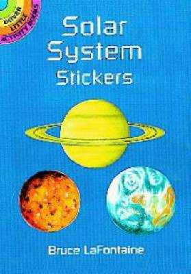 Solar System Stickers by Bruce LaFontaine (Paperback Book) - Image 4
