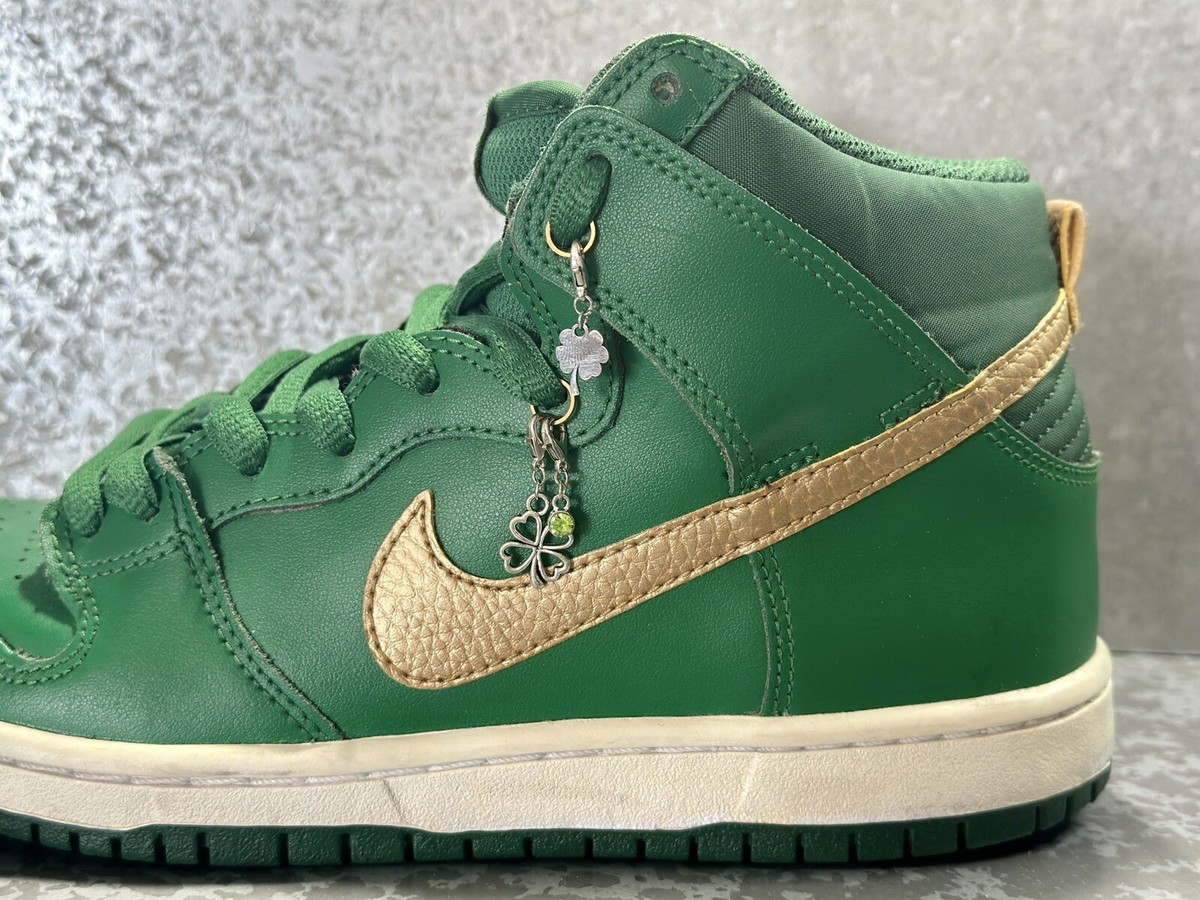 St. Patrick's Patty's Day Nike Dunk High Pro SB Size: 6.5 M