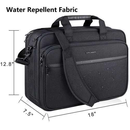 18" Sac à main Sacoche pour Ordinateur Portable Jusqu'à 173" Sacoche Imperméa... - Photo 3/7