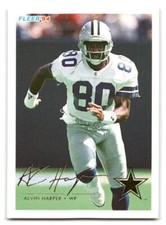 Alvin Harper 1994 Fleer FOOTBALL #111 Dallas Cowboys