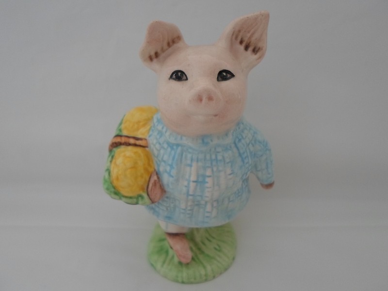 Beatrix Potter Royal Albert "Little Pig Robinson" Porcelain Figurine 1989
