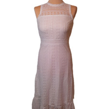 Dress NWOT Miami size Small White Lace Summer sleeveless special occasion party