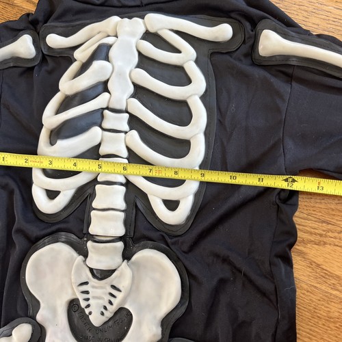 Easter Unlimited Skeleton Childs Costume Black Size Small (4t-6t) Skull Complete - Picture 17 of 23