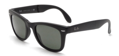 Ray-Ban Wayfarer Folding Black Frame Unisex Sunglasses RB4105 601