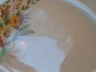 Vintage 1950's USA Edwin M Knowles Floral Oval Platter & 2 Coffee Cups — photo 7