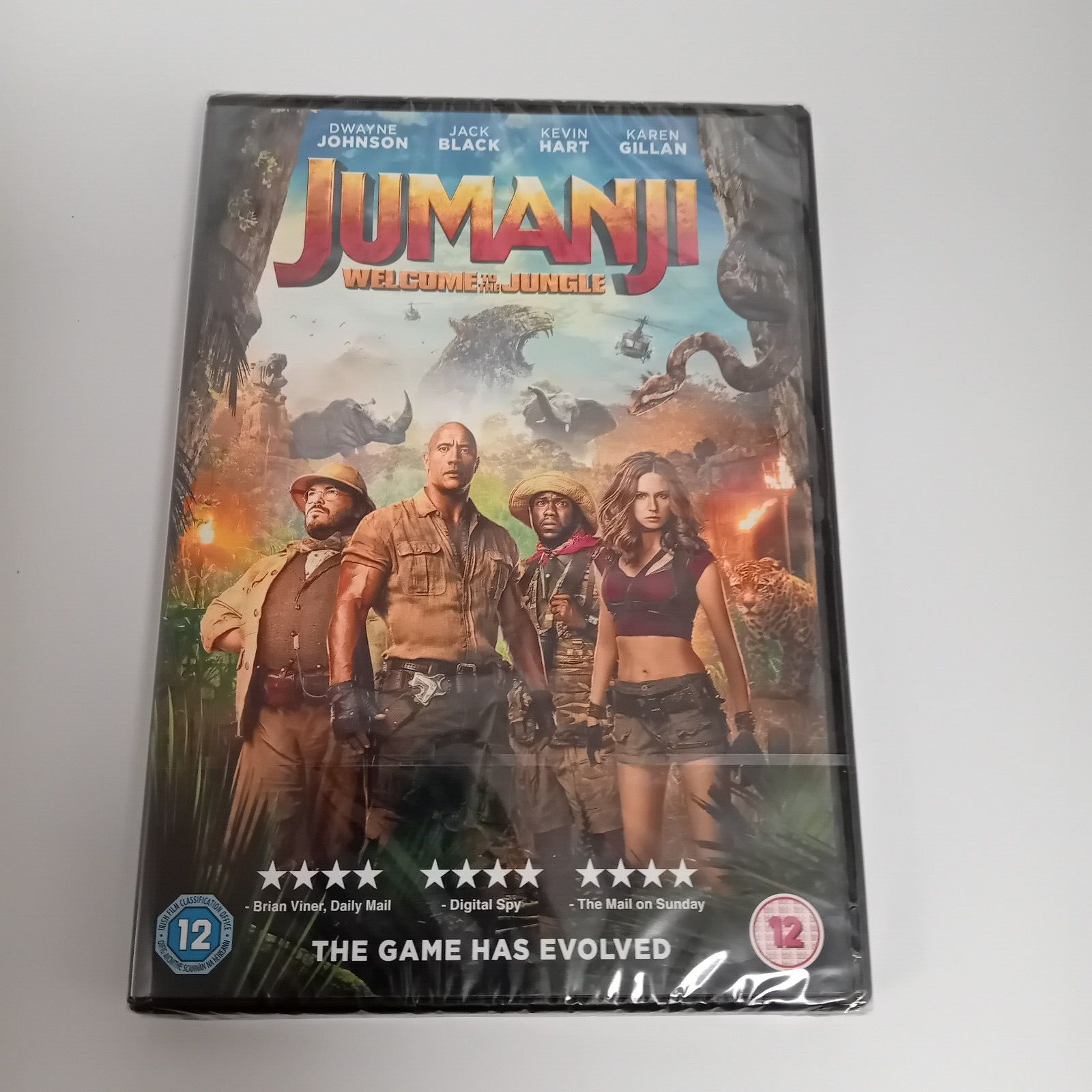 Jumanji - Welcome to the Jungle (DVD, 2018) New & Sealed