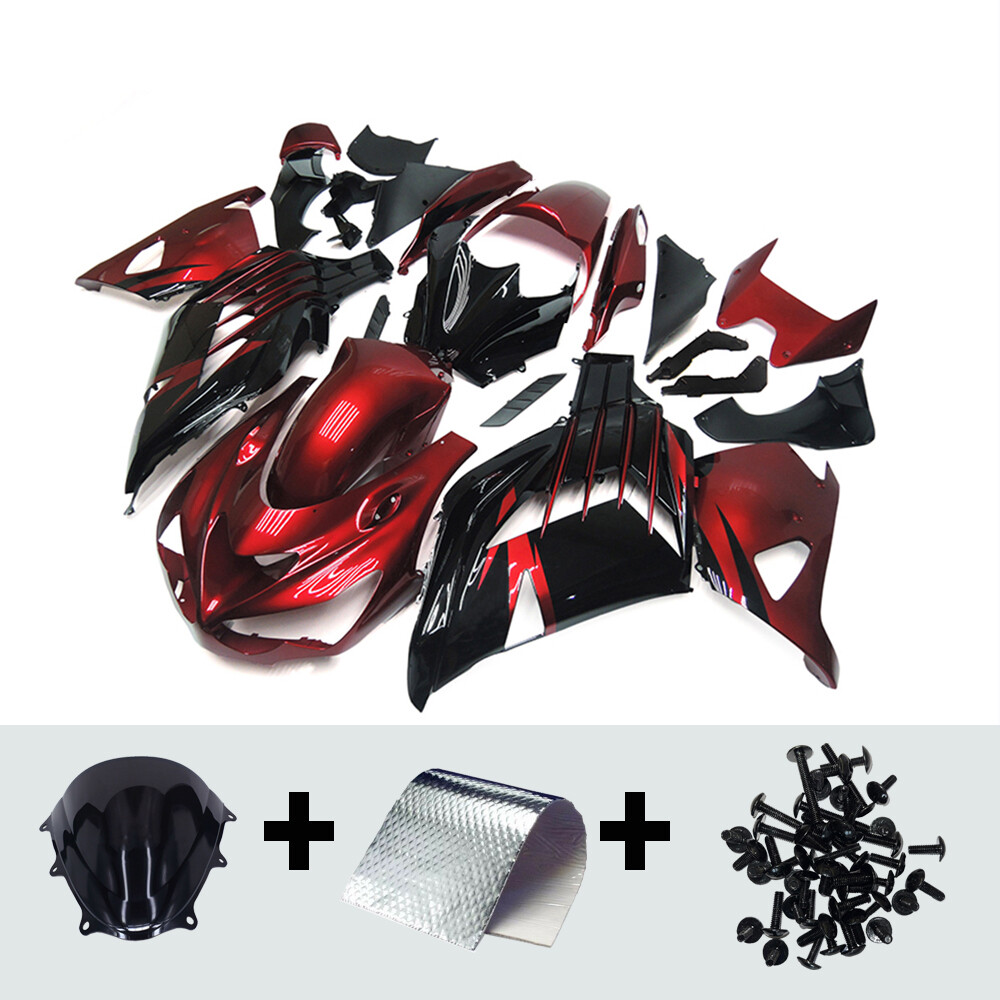 プロダクトなど ABS Red Black Bodywork for Kawasaki ZX-14R ZZ-R1400 2012 -20 2021