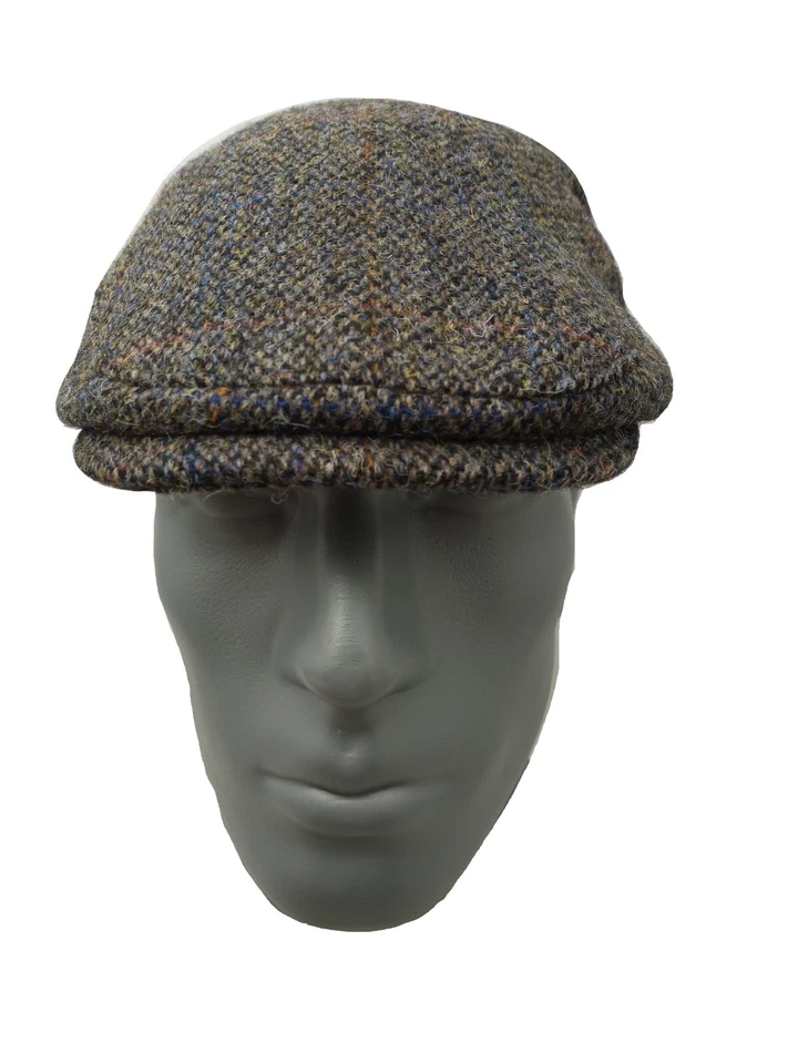 Gorra plana Hartside HS14 Scottish Highland Harris Tweed® en GRIS - ELIGE LA TALLA Foto 3 de 4