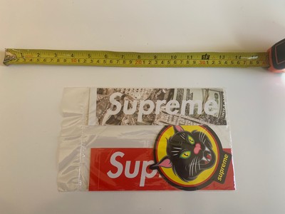 supreme cat sticker