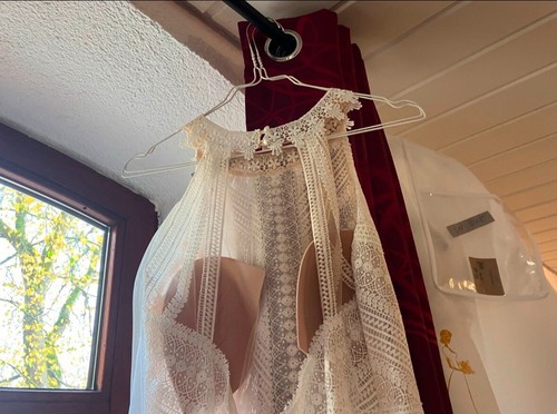 Hochzeitskleid Brautkleid Gr. 40/42 „Etuida“ Boho/ Spitze - Bild 13 von 14