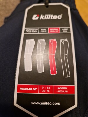 BRANDNEU! Killtec Funktionshose Modell GONTHU, Stretch, Beine abzippbar, Navy 52
