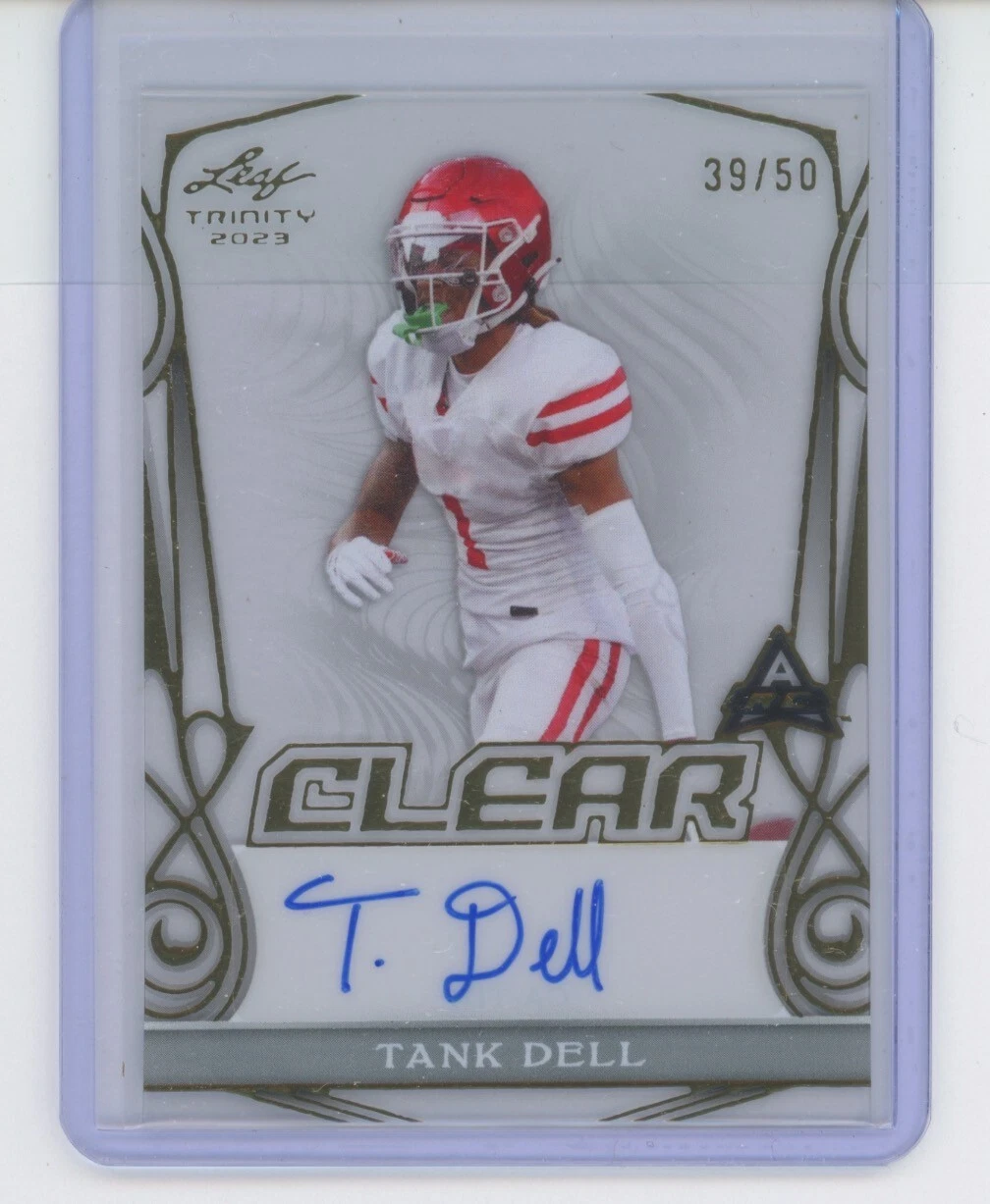 Tank Dell Leaf Trinity Clear Autographs #CATD1 Gold