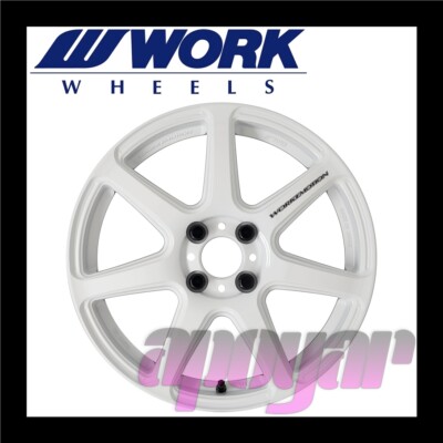 WORK EMOTION T7R WHEEL (1pcs) 16 inch 5.5J 45 100 4H White (WHT