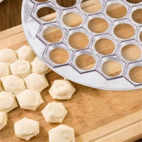 37 Holes Dumpling Mould Maker Ravioli Aluminum Mold Pelmeni Kitchen DIY Tool - Picture 5 of 13