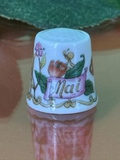 Hutschenreuther  Porzellan " Monat " Fingerhut  Mai      TOP