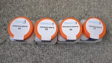 Ceramco 3 - Porcelain - 1 oz - Orange Cap - Lot of 4 - Brand New