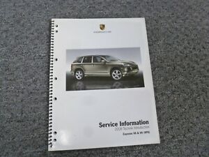 2008 Porsche Cayenne Service Repair Information Manual V6 V8 9PA S GTS